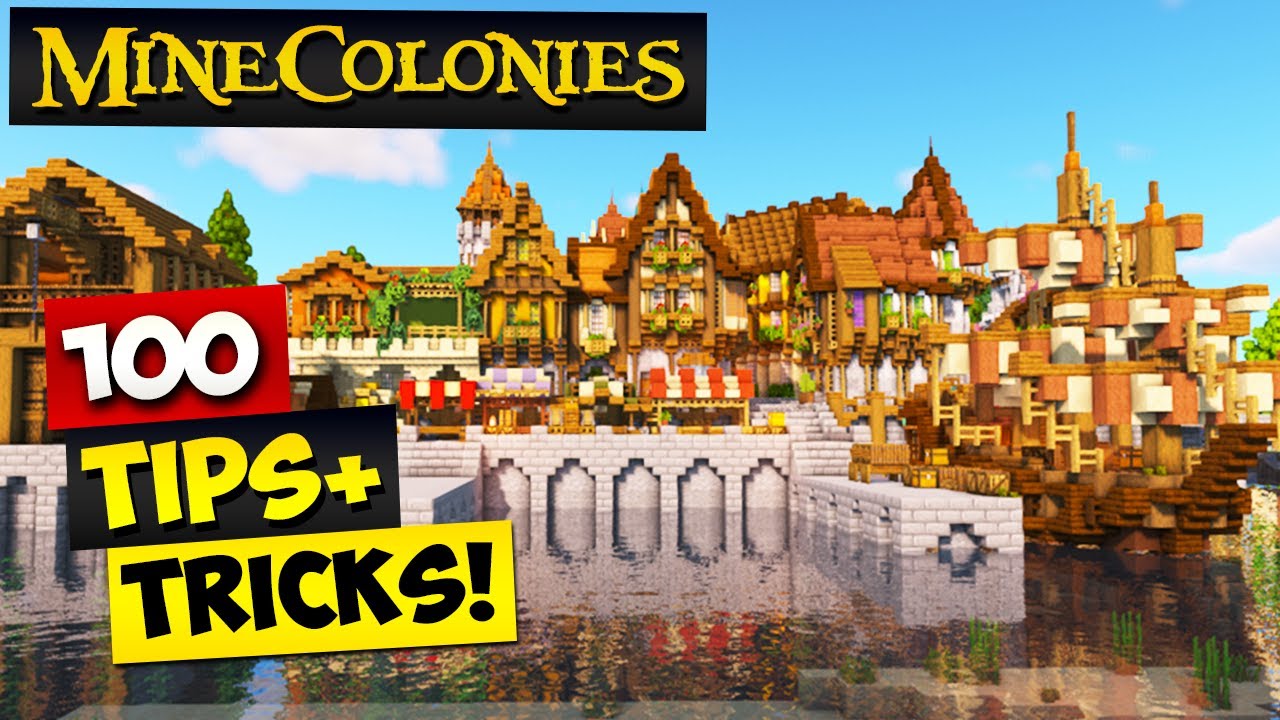 100 советов и подсказок по игре Minecolonies!