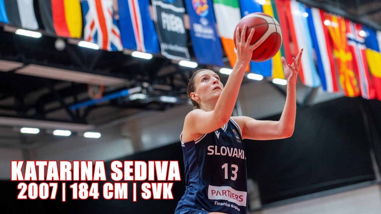 17 YEARS OLD AND 6'0 KATARINA SEDIVA | EUROBASKET U18 B 2025 MIXTAPE