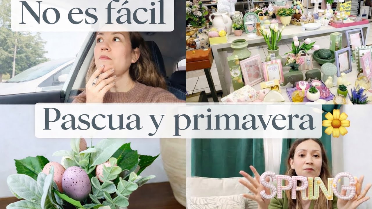 ☹️ALGO QUE CONTAR | 🛍️Compras para el hogar | De🌸 Primavera y Pascua 🐇 | VLOG