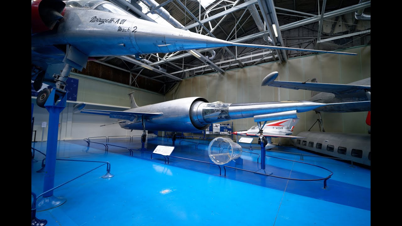 Le hall des prototypes 4K - Musée de l'air et de l'espace du Bourget - Île-de-France - France