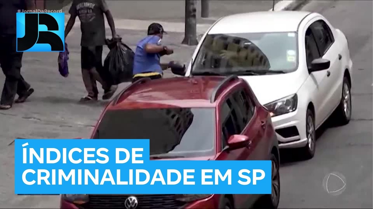 Índices de criminalidade no estado de SP têm queda, segundo dados da Secretaria da Segurança