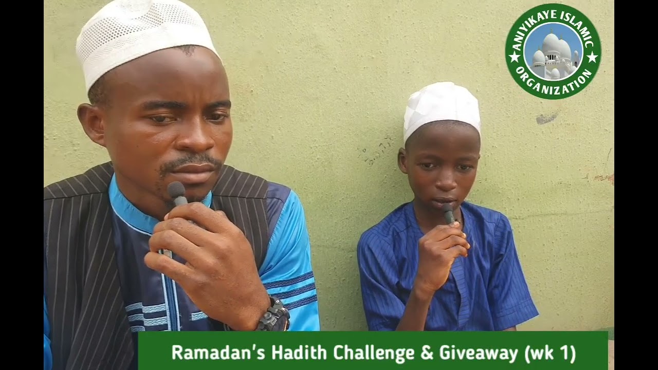 Ramadan's Hadith Challenge & Giveaway Week 01 