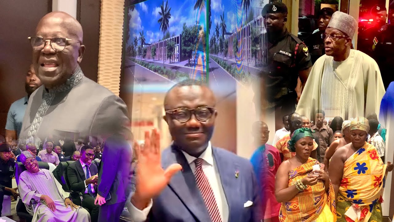 Спикер Бэгбин, Сэм Джона и Бола Рэй прибыли, чтобы поддержать проект A-Plus по развитию Гомоа-Сен...