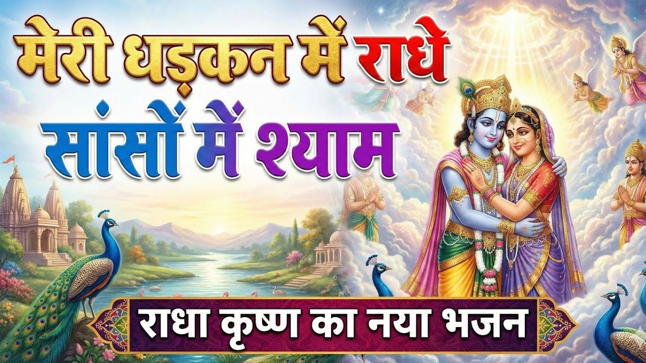 मेरी धड़कन में राधे, मेरी सांसों में श्याम। Meri dhadkan me radhe, meri sanson me shyam