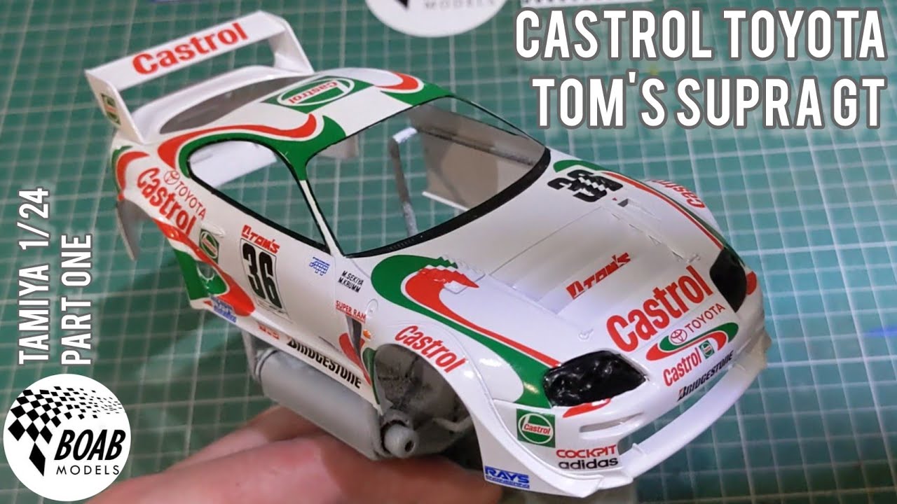 Castrol Toyota TOM'S Supra - Part 1 - 1/24 Tamiya