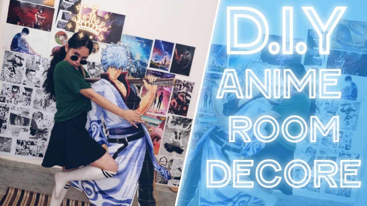 D.I.Y Anime Room Decor | Weeb room decor ideas | Manga wall , figurines , anime CD and more|