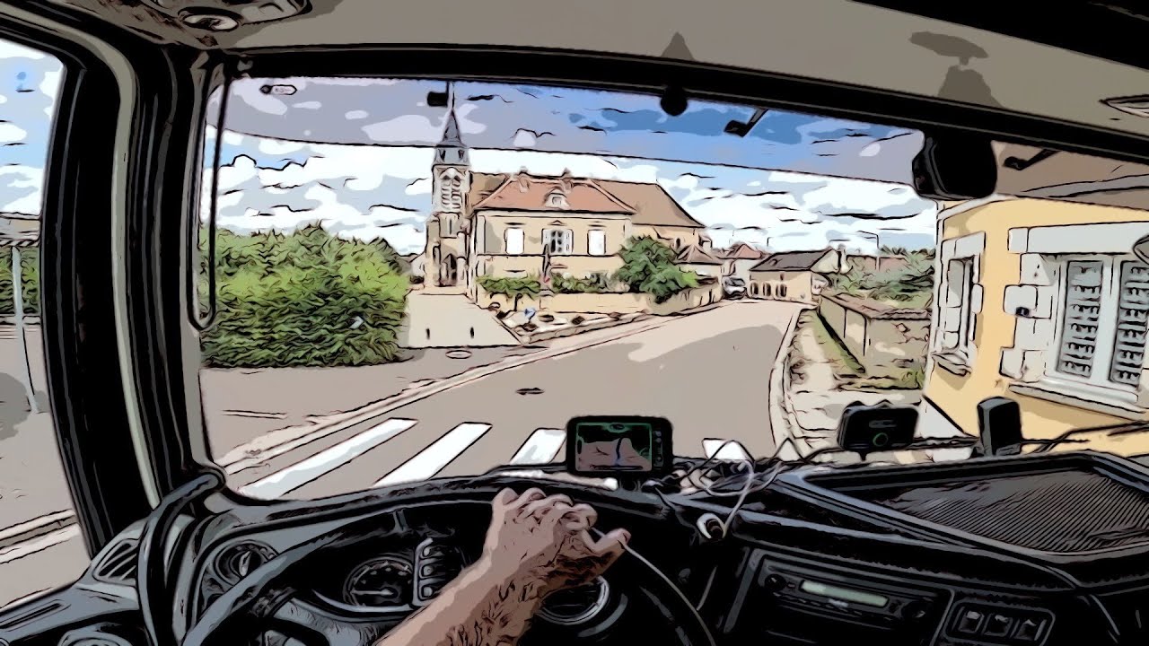 POV Driving DAF XF 460|Country roads  |France🇫🇷