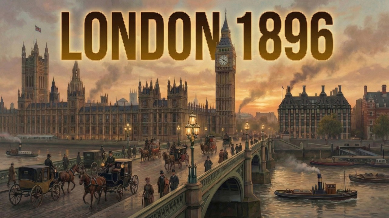 London 1890er Jahre (KI-Rekonstruktion)