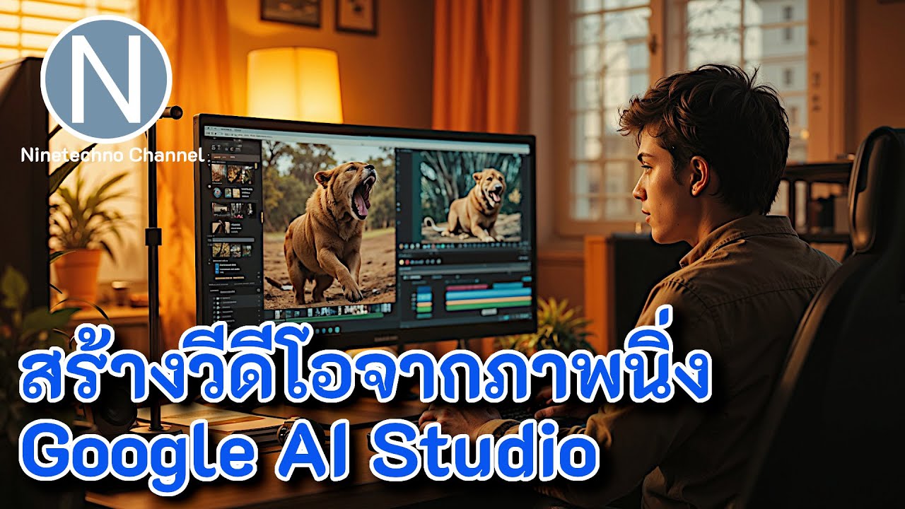สร้างวีดีโอจากภาพนิ่งด้วย Google AI Studio
