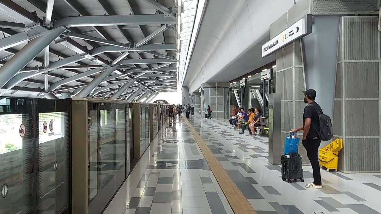 MRT Putrajaya Line - Hyundai Rotem Arriving Kwasa Damansara Set 36