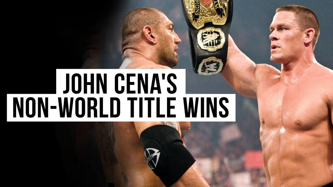 John Cena’s non-World Title Championship wins | Team-ups with Batista, HBK, Otunga and MORE!