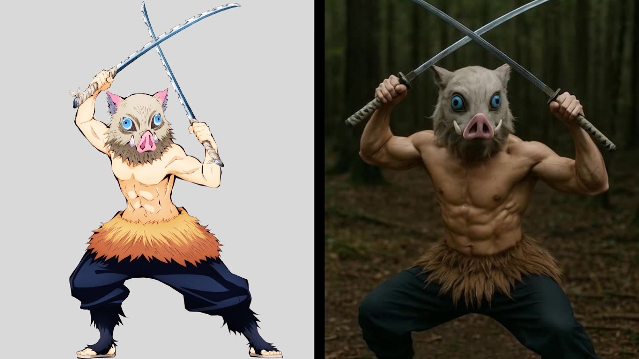 DEMON SLAYER ANIME CHARACTERS IN REAL LIFE 2025 PART 1