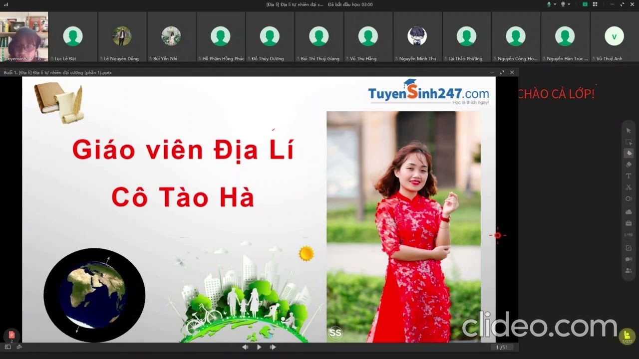 ĐGNL ĐỊA LÍ - B1 - Tự nhiên đại cương (P1)