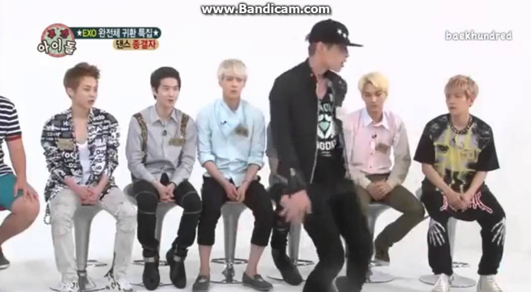 [EXO] Luhan Kai Lay Chen Chanyeol Suho freestyle dancing