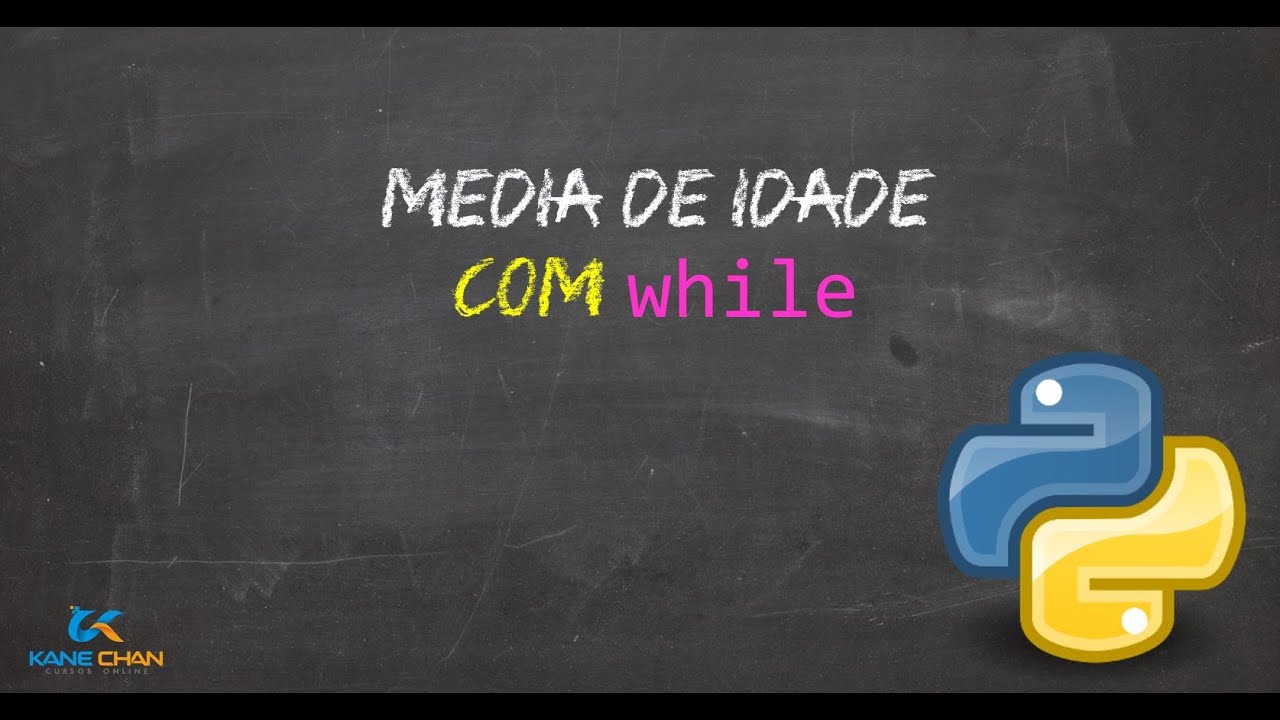 Média de idade com while em Python