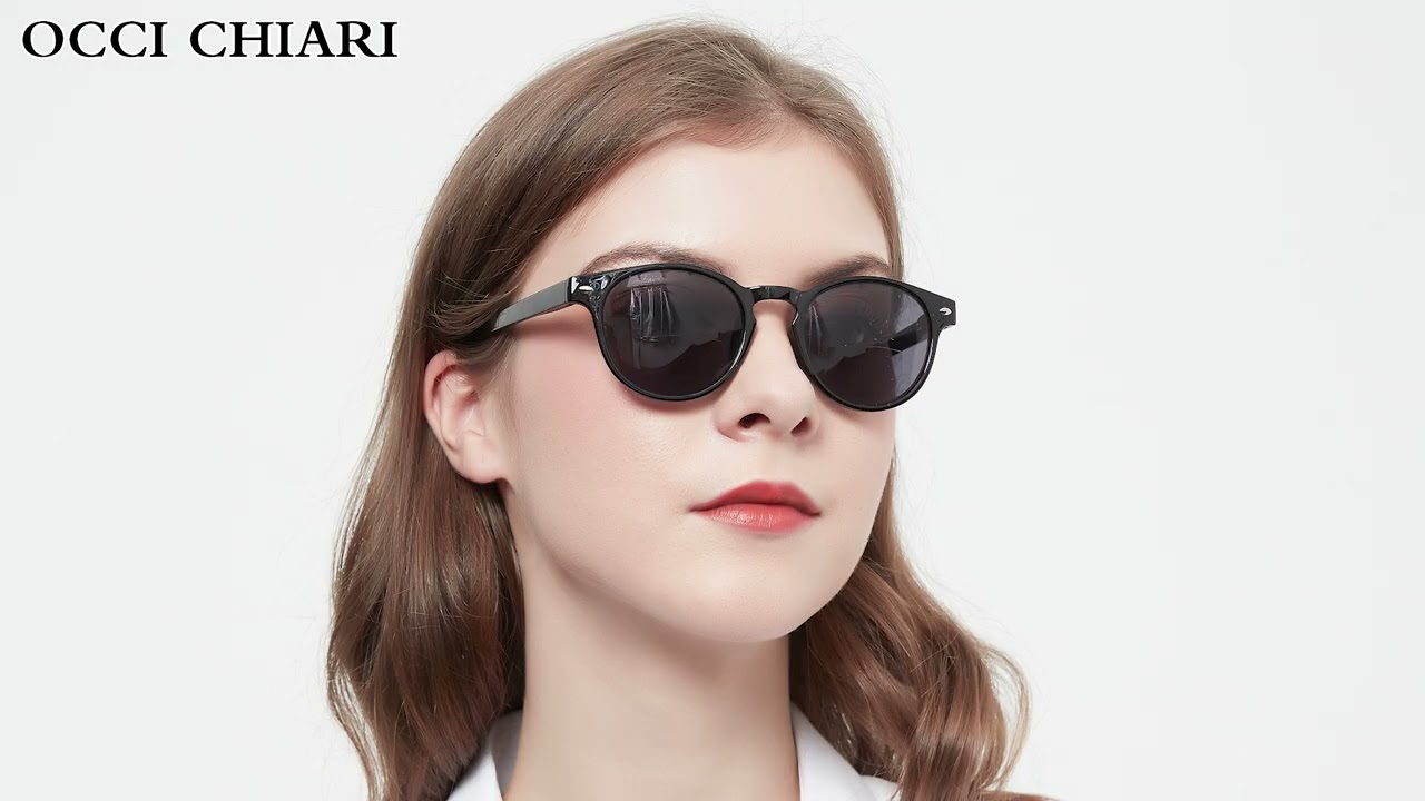 OCCI CHIARI Stylish Bifocal Reading Glasses Lightweight Round Fashion Sunglasses Readers for Women