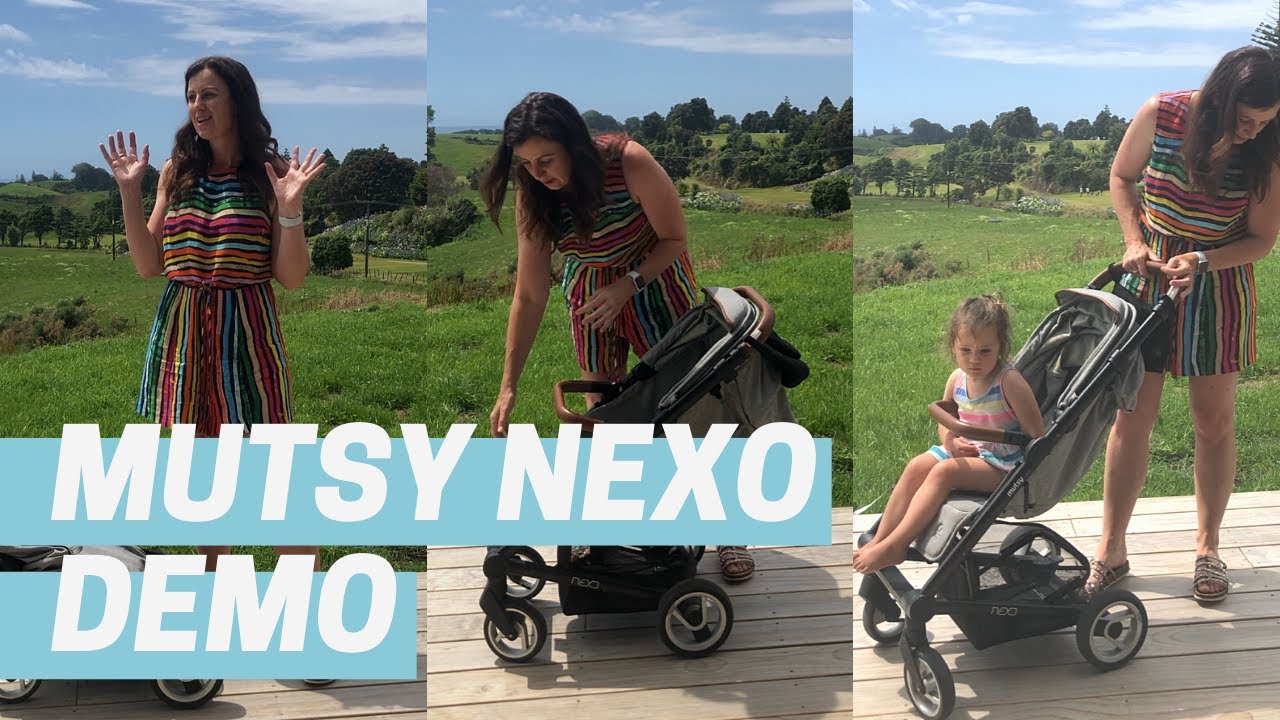 Mutsy Nexo Demo, how to use the Mutsy Nexo baby stroller