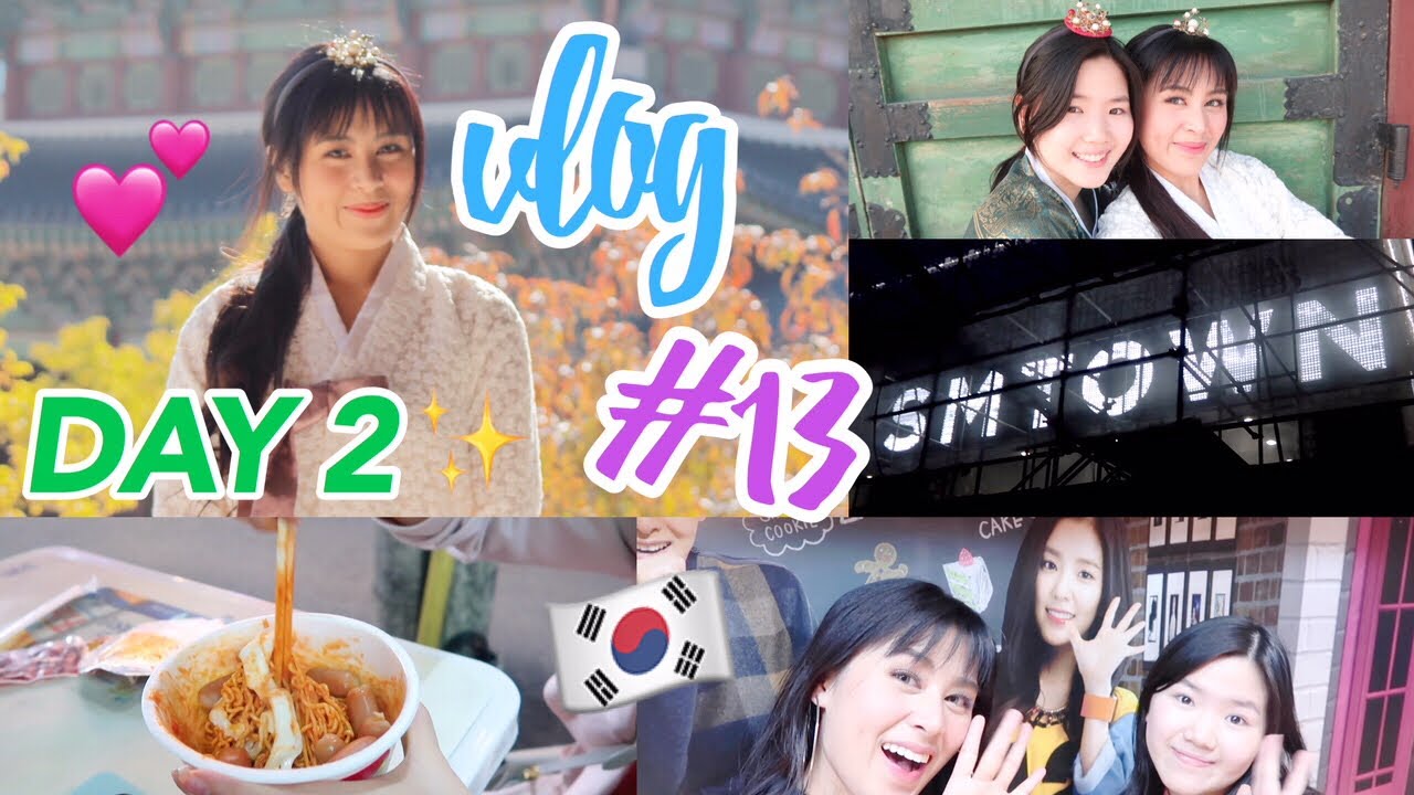 Vlog #13: Day 2 in Seoul, South Korea (Hanbok Day, SMTOWN Coex Artium Mini Tour, GOT7's Mark Meal)