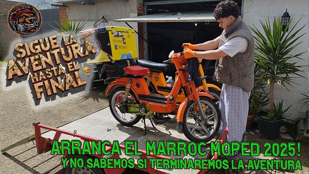 Al desierto de Marruecos en Vespino 2025 MARROC MOPED 2025
