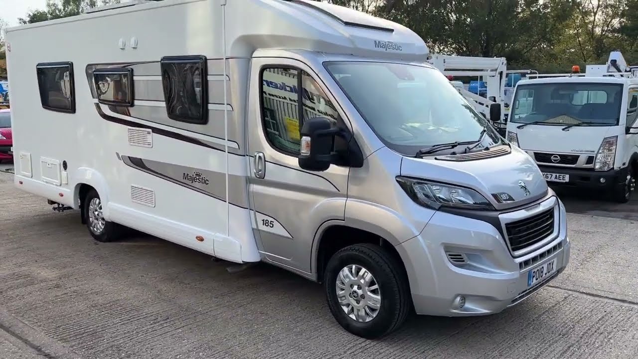 2018 Elddis Majestic 185 Motorhome Camper Van 4 Berth 6,000 miles Immaculate - PO18 JDX