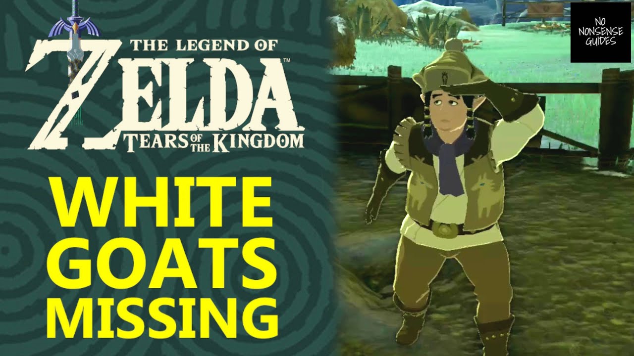 White Goats Gone Missing in Zelda Tears of Kingdom - Where to Find Missing Goats in Side Quest