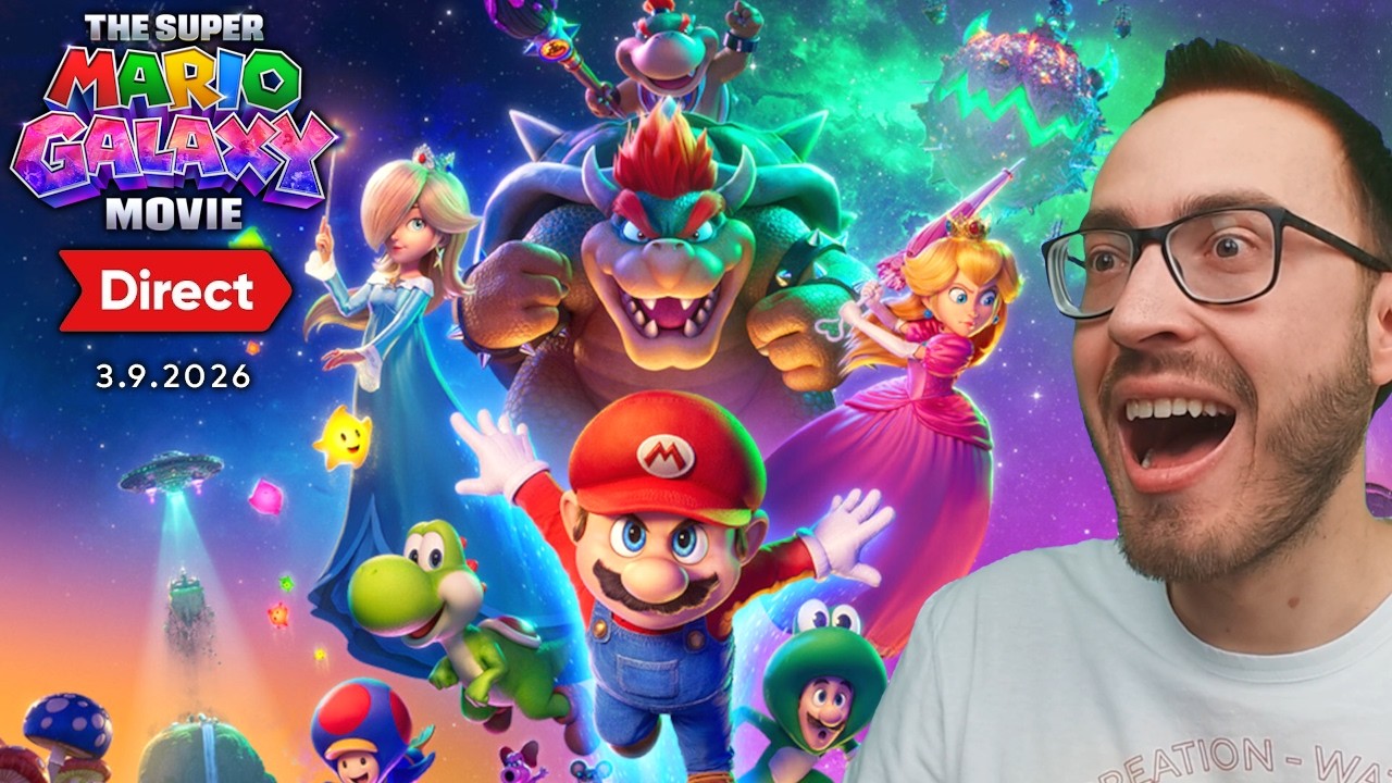 FINALER TRAILER zum Super Mario Galaxy Film! NINTENDO DIRECT Reaction!