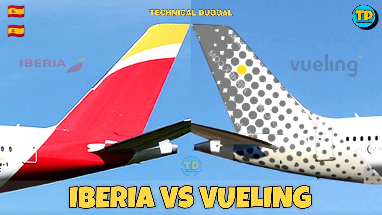 Iberia Vs Vueling Airlines Comparison 2023! 🇪🇸 Vs 🇪🇸