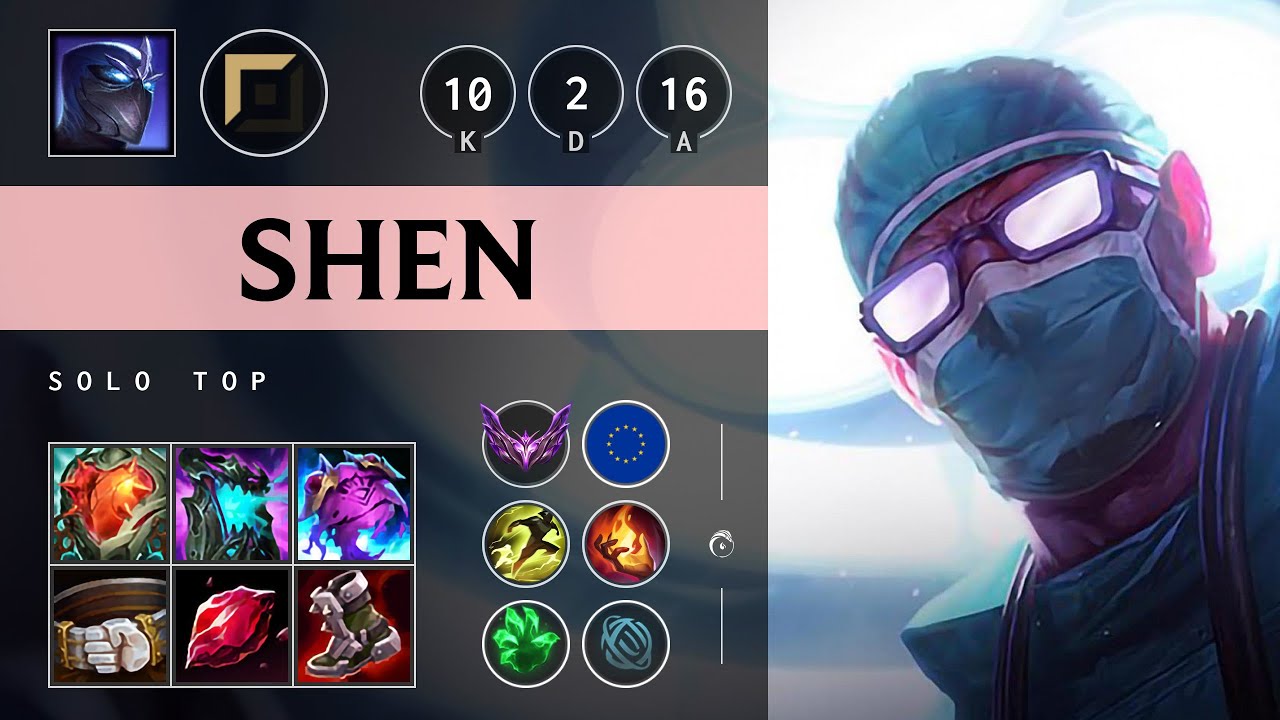 Shen Top vs Gwen: Unstoppable - EUW Master Patch 25.S1.1