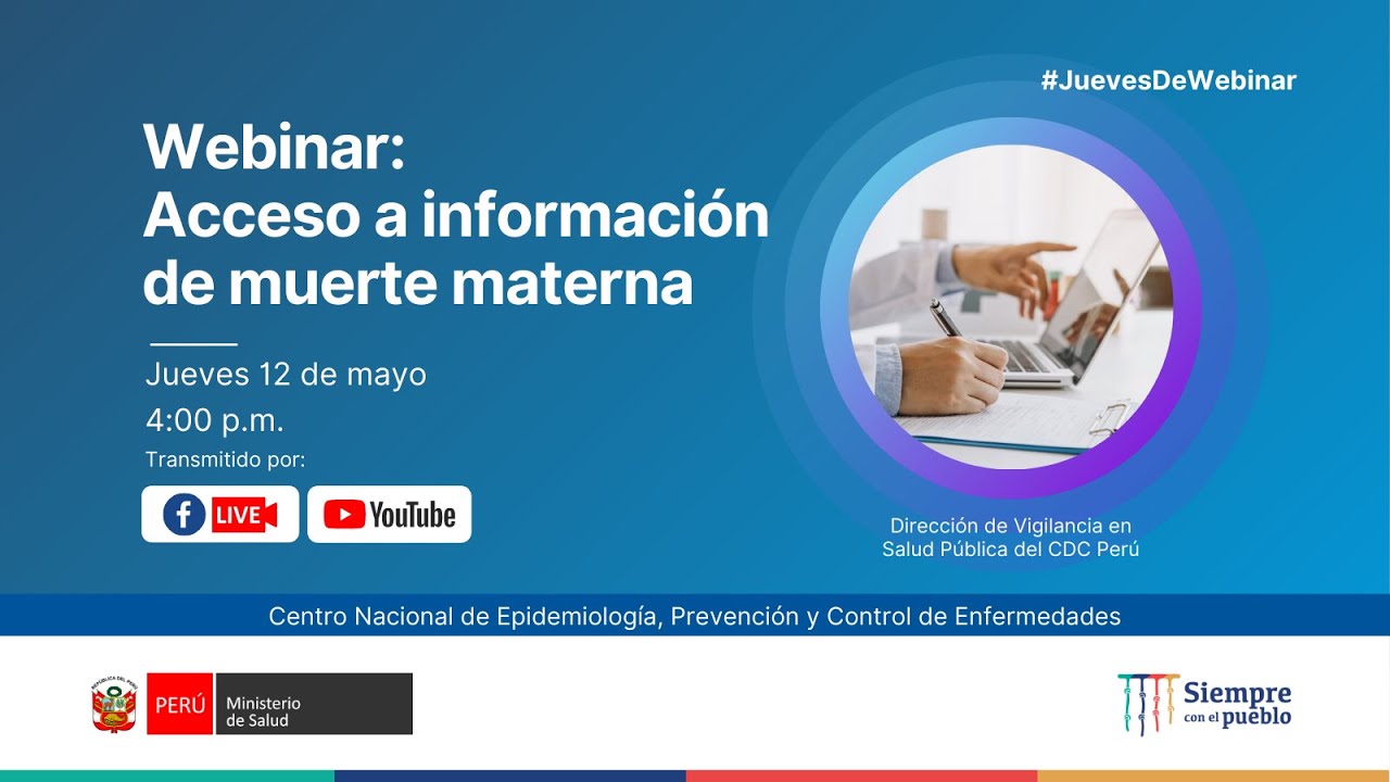 Webinar: Acceso a información de muerte materna