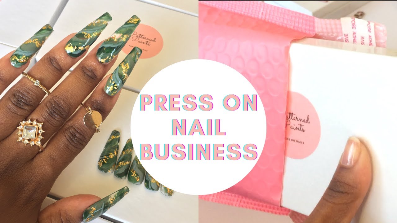 HOW I MAKE AND PACKAGE PRESS ON NAILS | Watch Me Work: Press on Nail Business