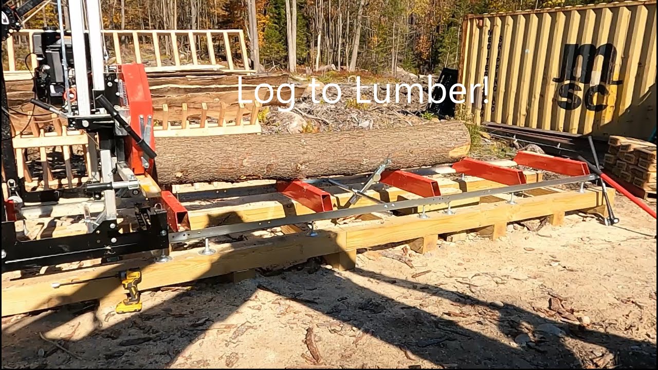 Milling Lumber for our Off-Grid Cabin!