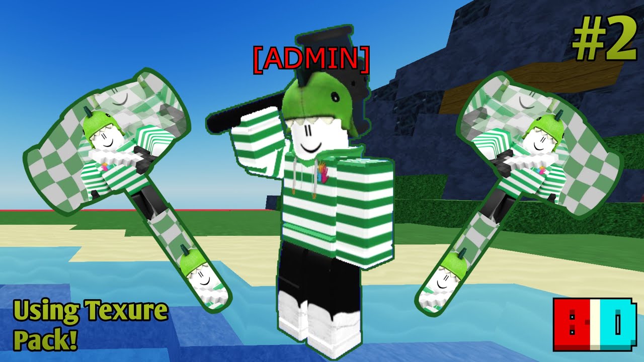Using every bridge duel Admin's texture pack part:2. (Roblox Bridge Duels) (Little Memes)