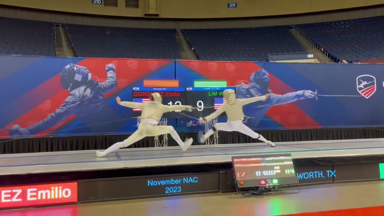 Fort Worth NAC 2023 CMS - GOLD - Emilio Gonzalez v William Lim (Left Angle)