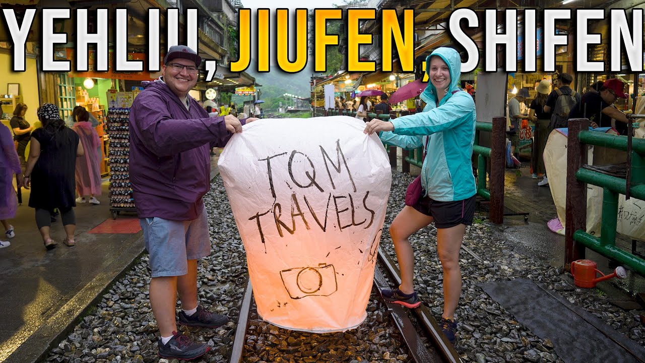 The BEST DAY TRIP away from TAIPEI // Yehliu Geopark, Jiufen, and Shifen Sky Lanterns