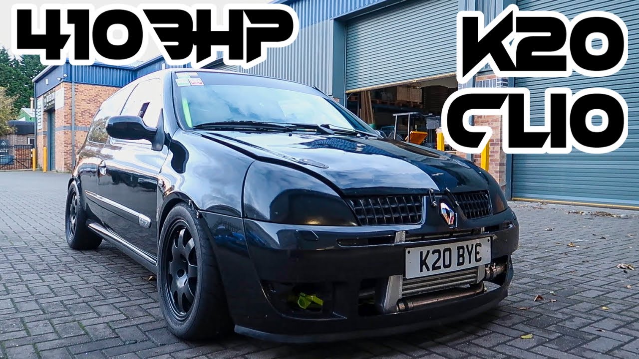 *410 л.с. K20 TURBO* RENAULT CLIO С ПОСЛЕДОВАТЕЛЬНОЙ СИСТЕМОЙ УПРАВЛЕНИЯ! *СУМАСШЕСТВИЕ* 😲