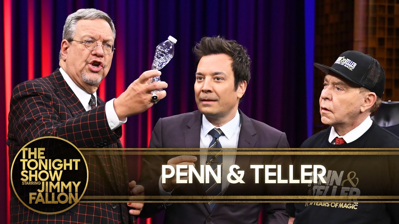 Penn & Teller Perform a 50th Anniversary Magic Trick with Jimmy's Credit Card (Extended)