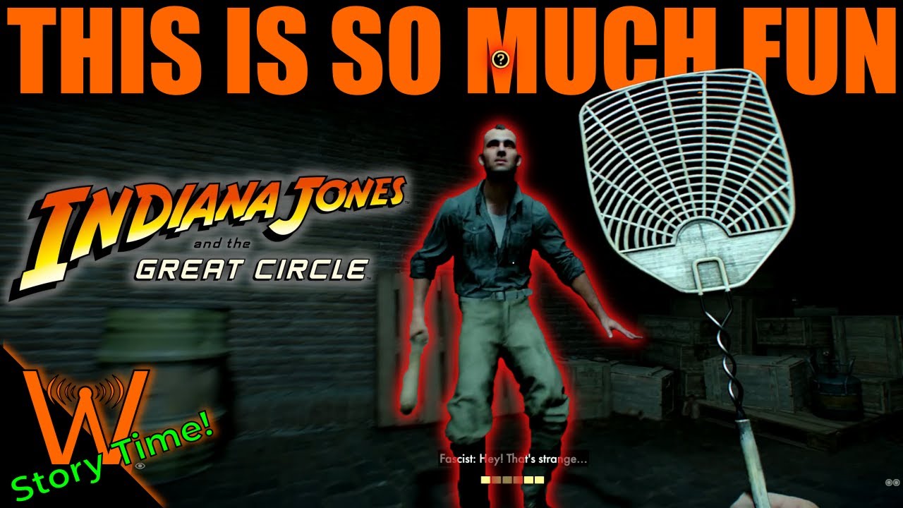 I Killed a Guy with a FLYSWATTER 🤣 (Indiana Jones and the Great Circle)