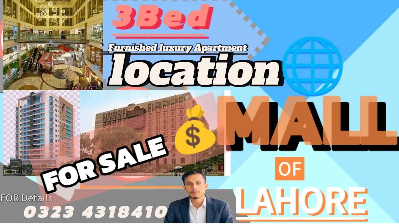 "Discover Luxury Living: 3-Bedroom Apartment in Mall of Lahore"