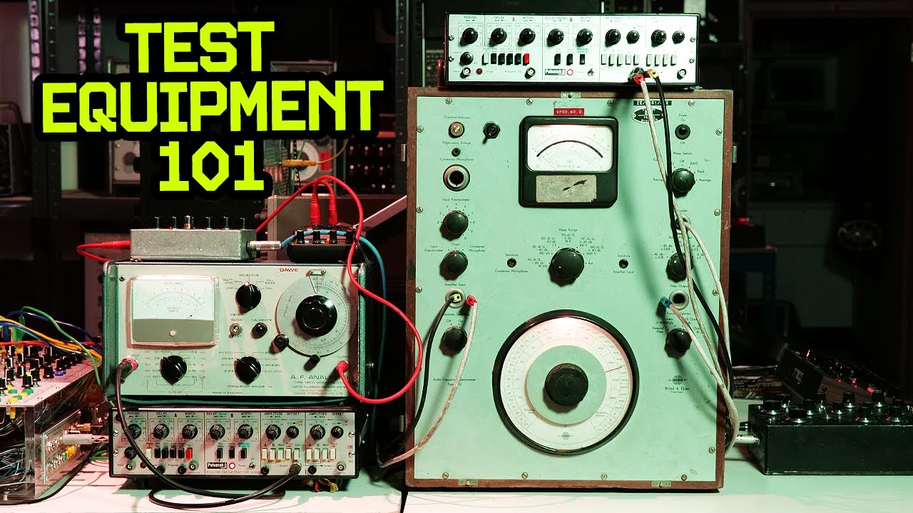 BUILDING A MUSICAL TEST EQUIPMENT SETUP FOR THE MUSEUM!