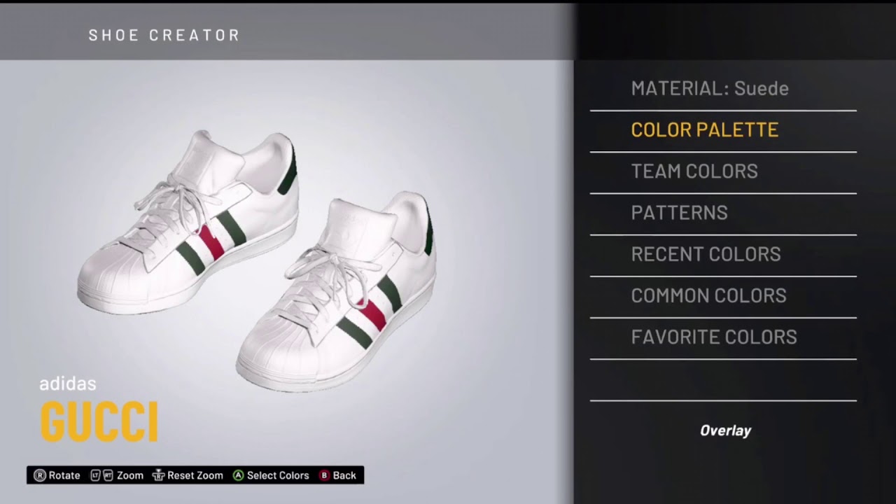 NBA 2K20 Shoe Creator: Gucci Shoes