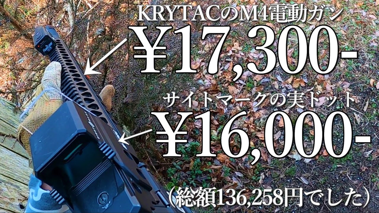 【エアガン】サバゲーグッズ売ってみた【ドットサイト】 in 家
