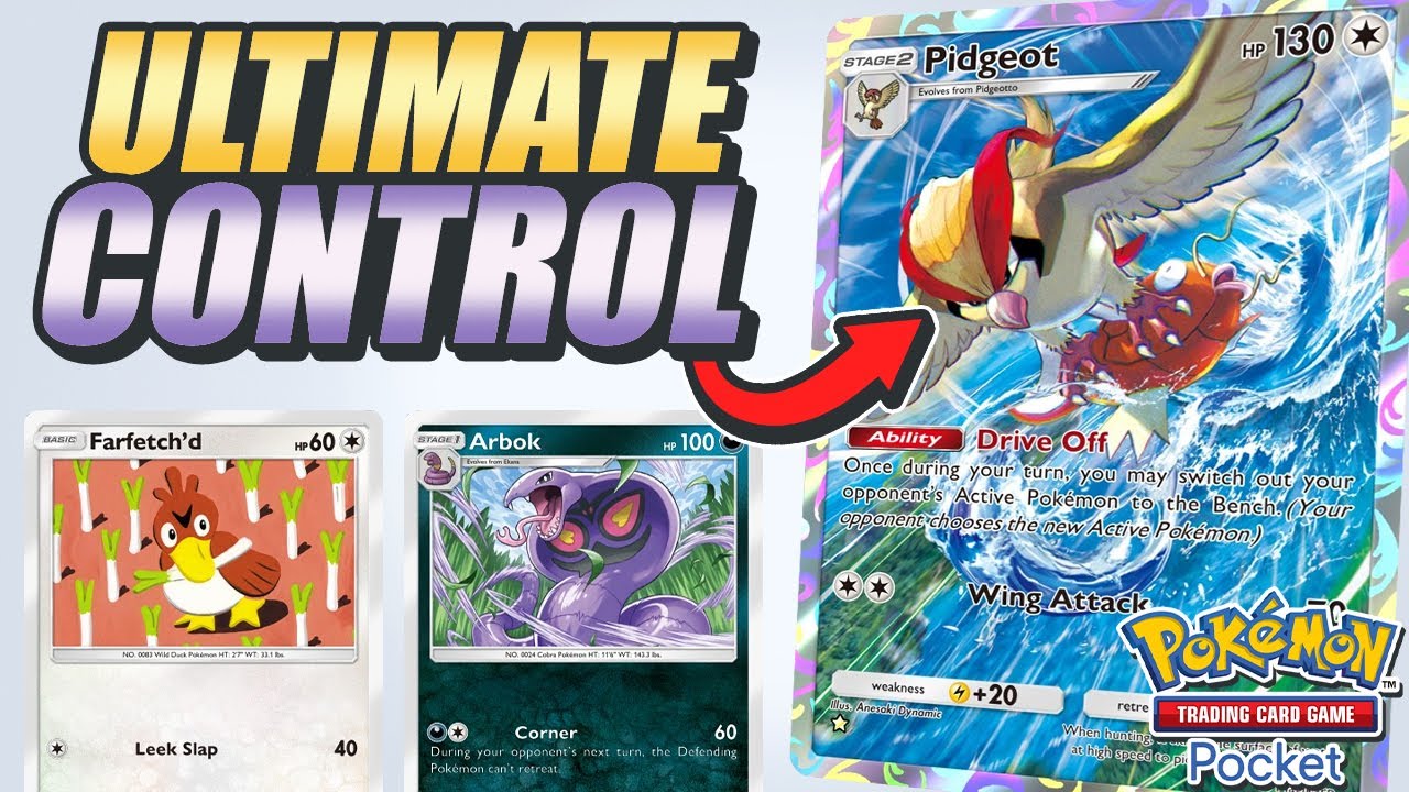 This is the BEST ARBOK & PIDGEOT CONTROL DECK ! - Pokemon TCG Pocket