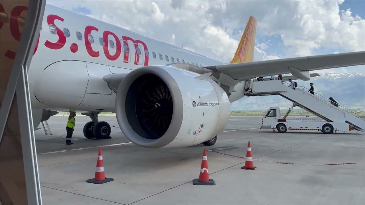 4K | Flight Report |  Pegasus Airlines Airbus A320Neo ERC-SAW Erzincan - İstanbul Sabiha Gökçen