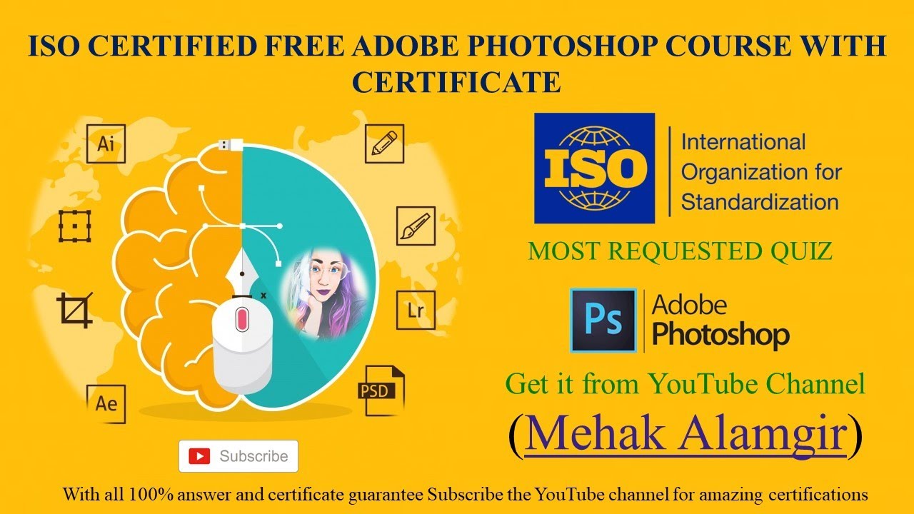 Graphic Design Free Course With Certificate | Photoshop Certification Course