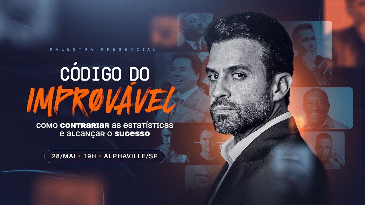 Código do improvável | 28/05 às 20h com Pablo Marçal