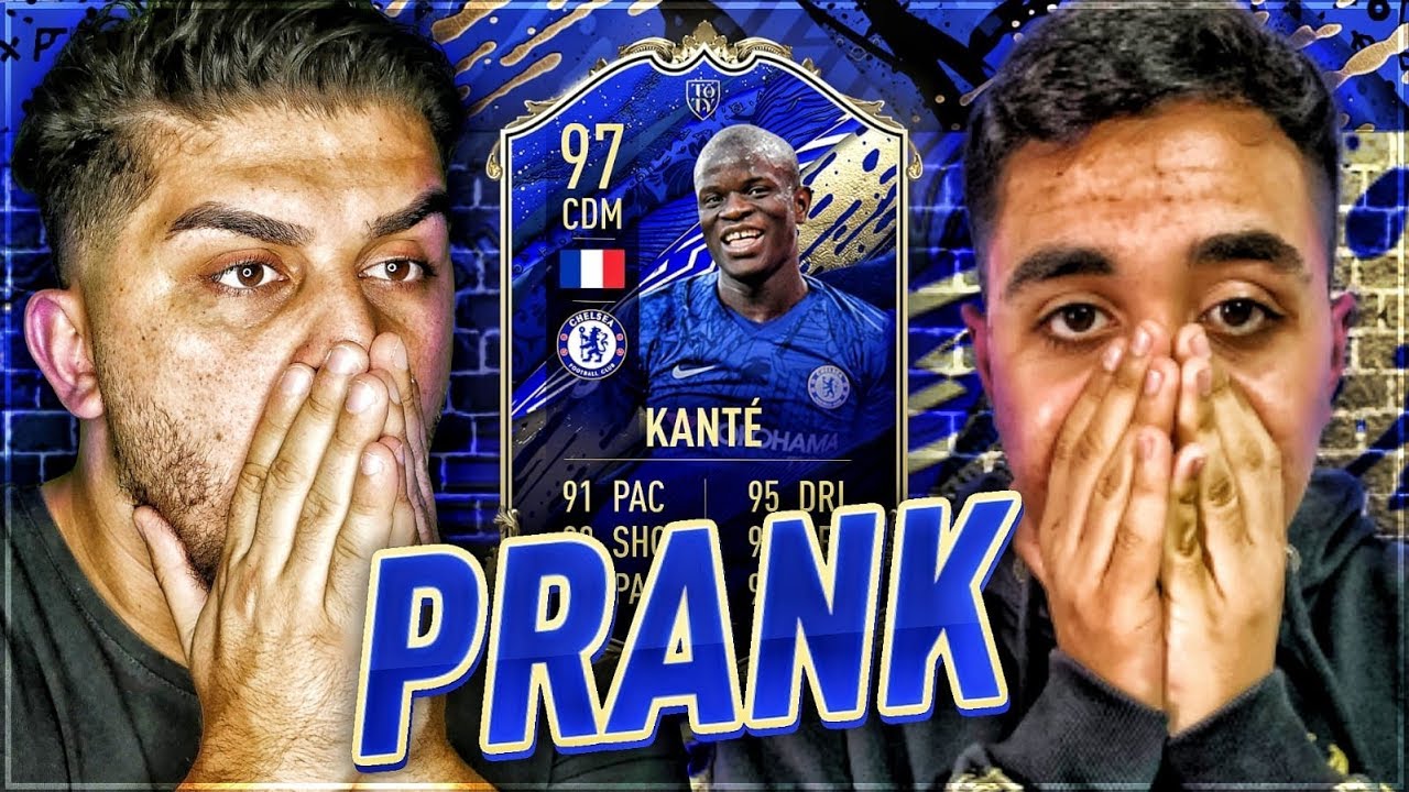 FIFA 20 | OMG! PRANK AN FURKY 😂😂 TOTY KANTE 97 SQUAD BUILDER BATTLE 😱🔥