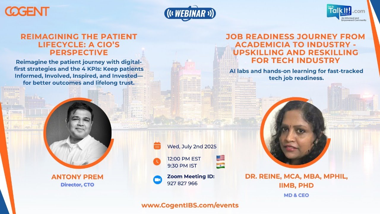 Zipinar: Reimagining Patient Lifecycle & Job Readiness: Upskilling for Tech Industry