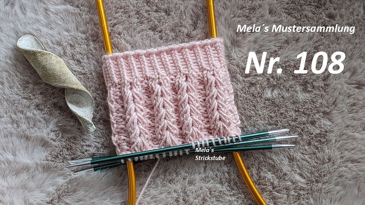 Sockenmuster Nr. 108 - Strickmuster in Runden stricken / knitting sock pattern
