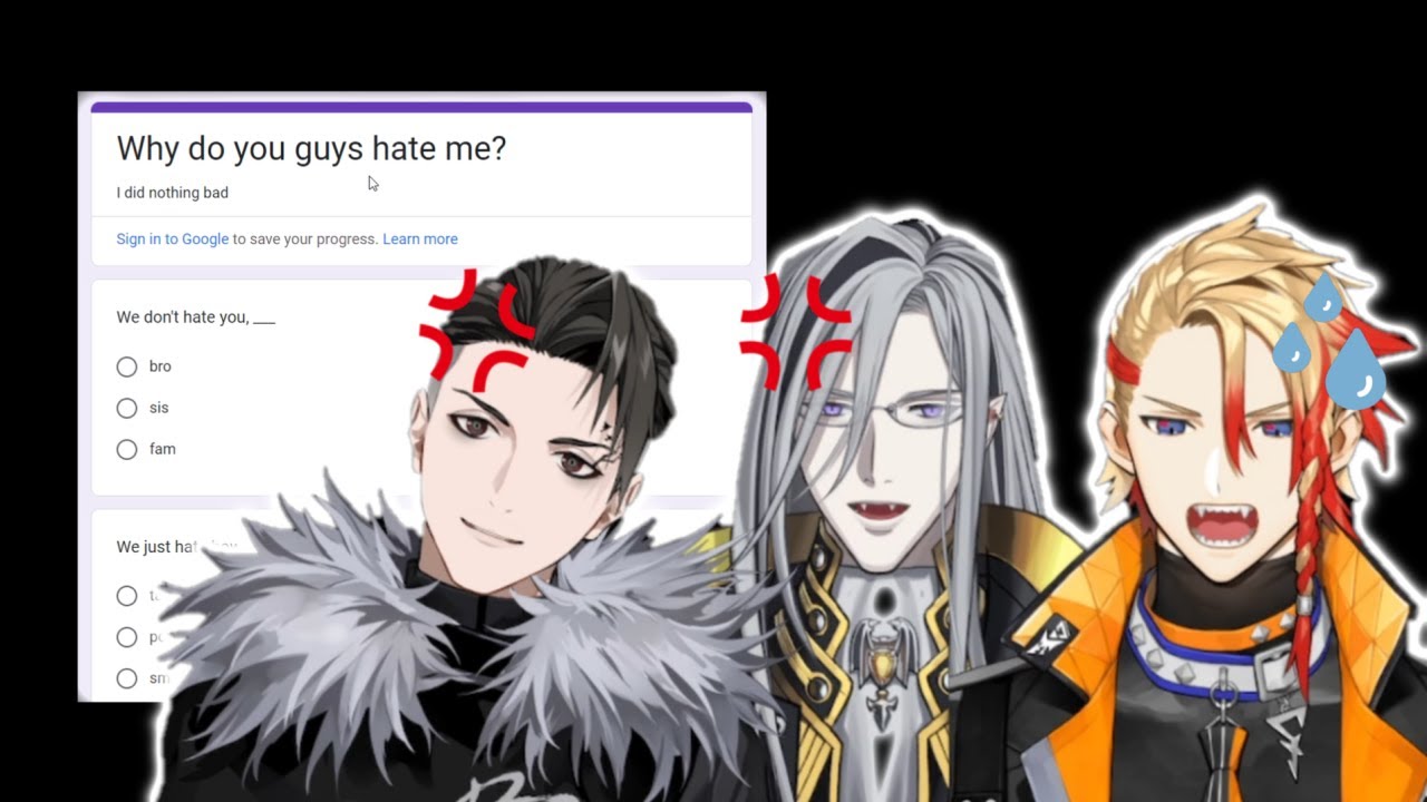 RPR's hilarious rant about Axel but it's a Google Form (ft. Vesper)