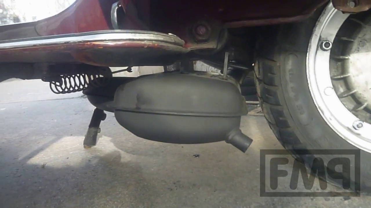 POLINI original BOX vespa rally 200 exhaust SOUNDcheck #18 marmitta